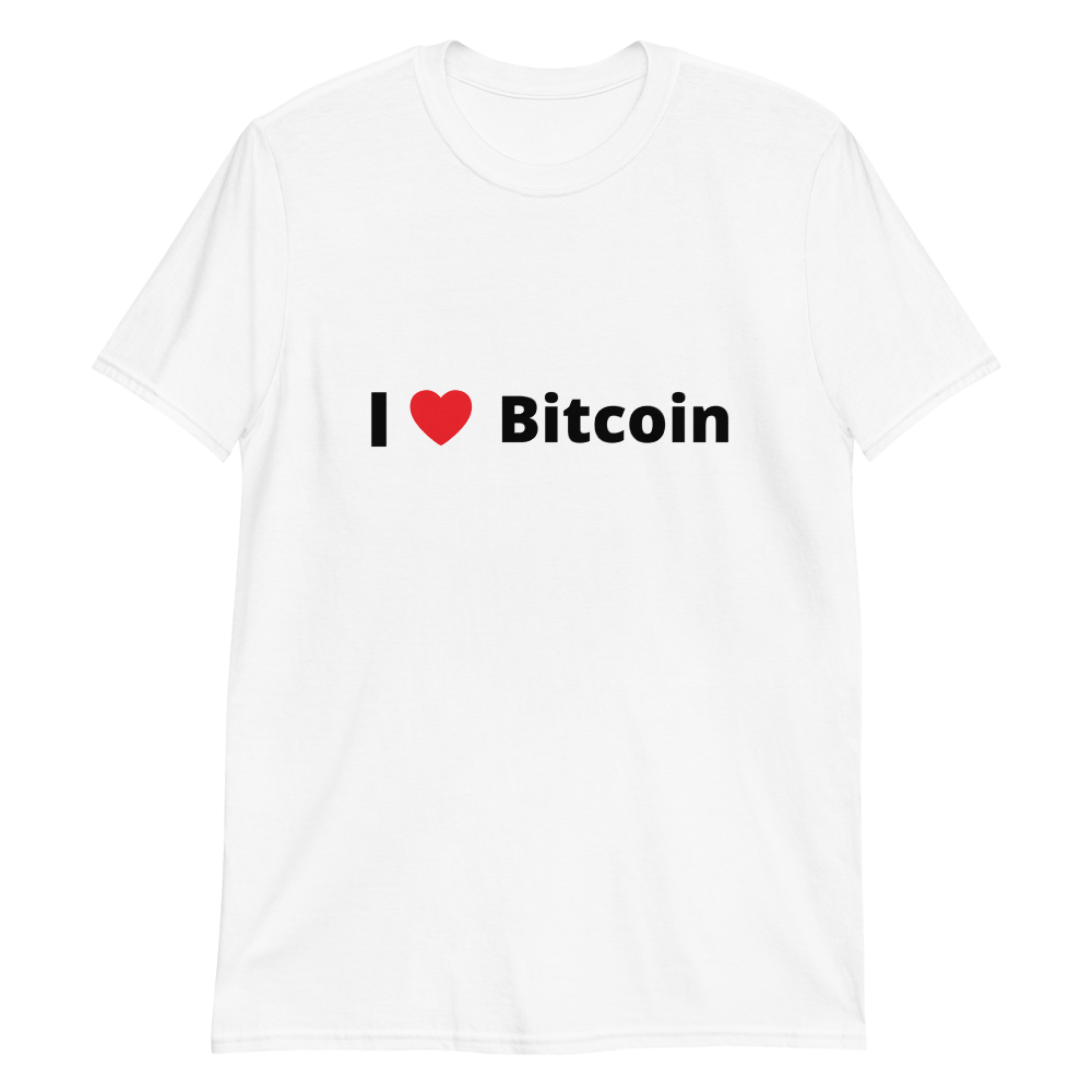 Image of I Love Bitcoin Short-Sleeve T-Shirt