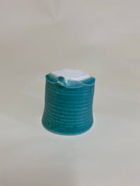 Image 2 of aqua and mustard tumblers 