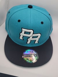 Image 1 of Hat PR Teal/Black/Black