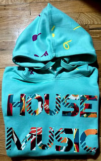 Vibrant Vibes House Music Hoodie