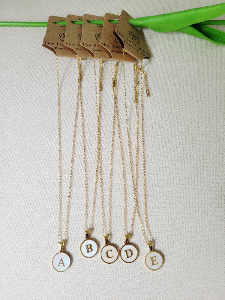Image of Shelly Letter Necklace 