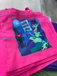 Image 1 of Killer curves ahead (tote bag)