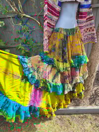 Image 6 of Wanderlust maxi skirt / bandeau dress -rainbow 8-16