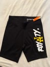 Royalty biker shorts yellow la