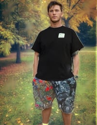 Image 2 of Flavorseal Small Batch Mesh Shorts Dichotomy 1: Picnic Apocalypse