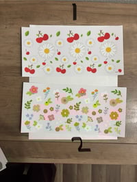 Image 1 of Floral decals 