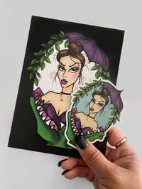 Tightrope Girl- Art Print & Sticker