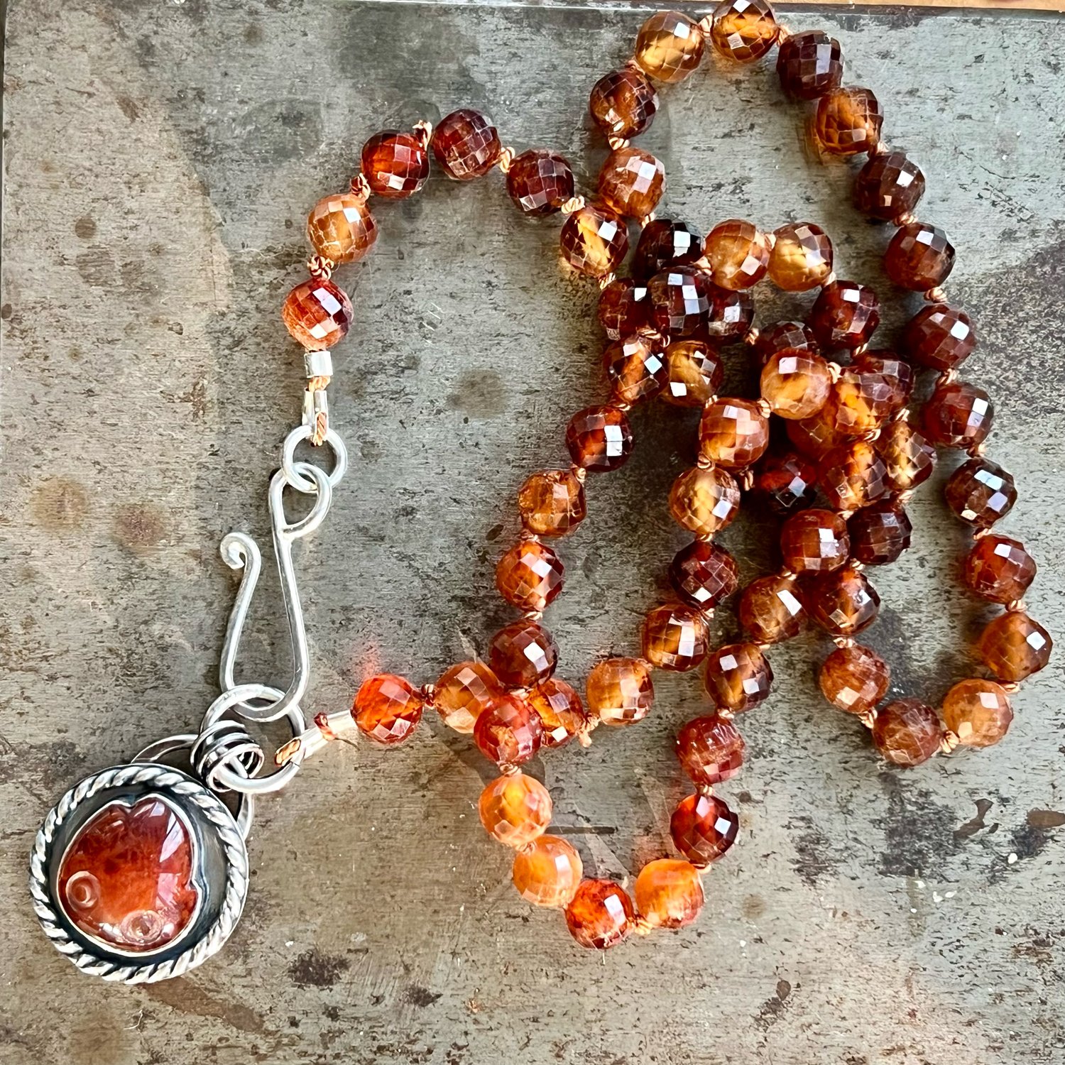 Image of Calcifer Necklace #2