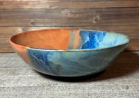 Image 2 of Large blue/nutmeg bowl