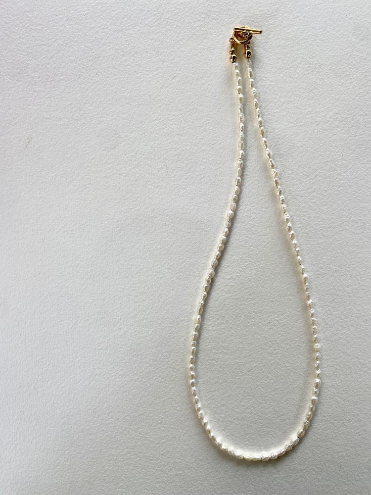 Image of Rice pearl necklace 