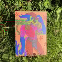 Crypt cowboy postcard 