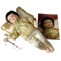 Image 1 of Franklin Heirloom The Imperial Chinese Baby Doll Bisque Hand-painted