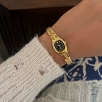 Image 1 of Vintage Pulsar Gold Tone Dainty Watch 