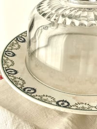 Image 6 of Ancien compotier et cloche en verre