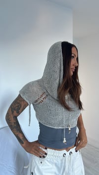 Image 1 of Frosted Tide Crop Hoddie