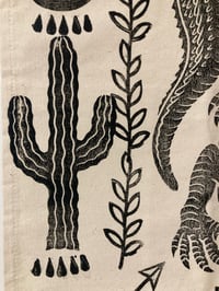 Image 4 of 'Heaven And Hell' Blockprinted Wall Banner