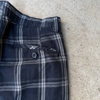 Image 4 of (35) Y2k black zoo York plaid shorts