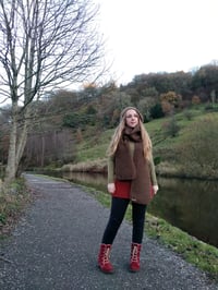 Image 2 of Moss Stitch Scarf - made to order