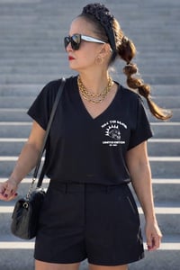 Image 4 of CAMISETA OVER BÁSICA SKULL NEGRA