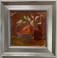 Image 2 of Eucalyptus and Apples - Original Fine art oil painting by Sarah Griffin Thibodeaux