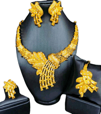 Image 1 of LuxeGold Elegance Jewelry Set