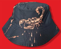 Image 1 of “SCORPION” BLEACH PAINTES BUCKET HAT