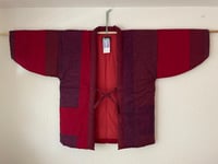 Image 1 of Hanten jacket-New Patchwork Red