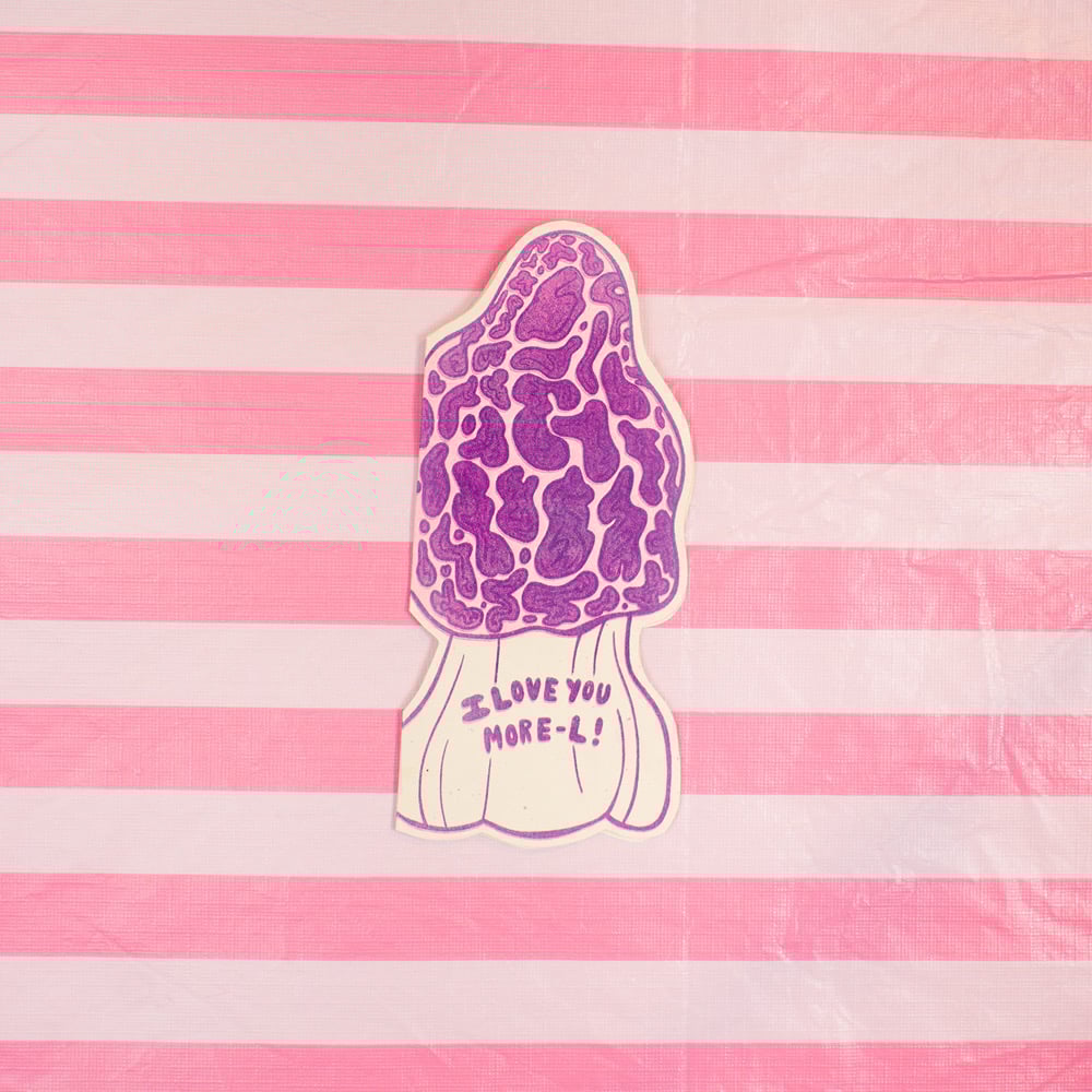 Image of I Love You More-l Card