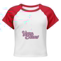 Image 11 of Yung Beans Women’s micro rib raglan baby tee