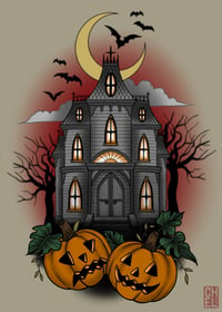 Haunted House 5x7 Print