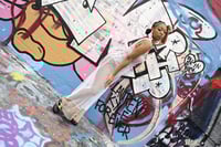 Image 5 of Contrast Maxi Net Coverup