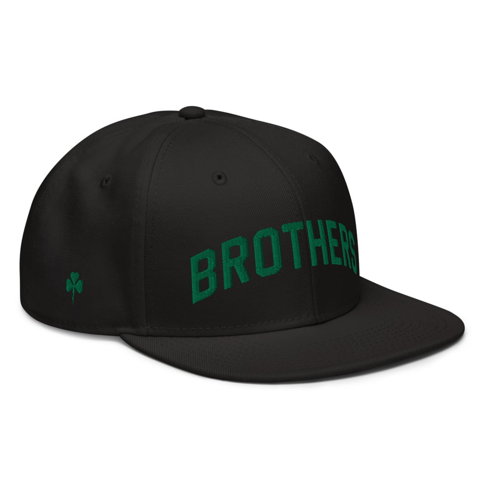 Image of Brothers Black Snapback Baseball Hat