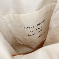 Image 3 of Tote bag with portable pocket 