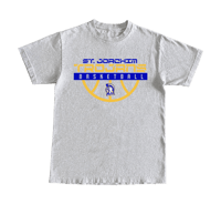 #064 St Joachim Trojans Basketball 2025 - Heather Grey Shirt