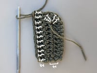Image 3 of PATTERN croptop modello ATENA