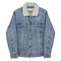 Image 3 of ThePloútosClub Premium denim 2.0 sherpa jacket