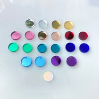 Image 3 of Řetízkové náušnice Circle zrcadlové