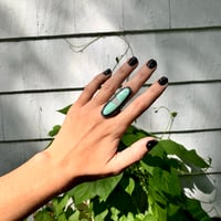 Image 4 of ⋆✶ Turquoise + Opal Inlay 3 Band Ring ✶⋆ Size 6.5 ⋆