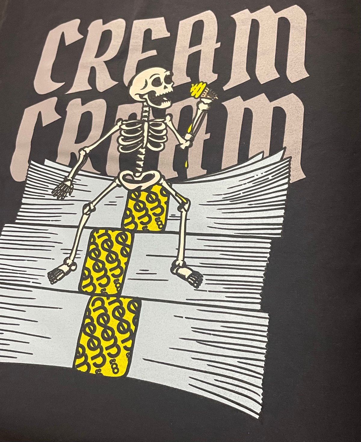 Black & Yellow Skeleton T-Shirt