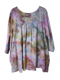 Image 5 of M Cotton Forager Top in Muted Watercolor Ice Dye