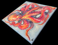 Image 3 of “UNDERWATER” ORIGINAL PAINTING BY NIKITA ROSALIND 28”x28”