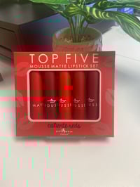 Image 1 of Top Five Mousse Matte Lipstick Set 