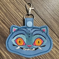 Image 2 of Embroidered Vinyl Keychains