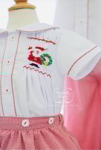 Image 6 of ELH x Manolitas Boy's Hand Smocked Santa Collection 