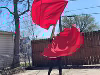 Image 1 of Priesthood worship flags - Love of Christ(red) Adult