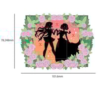 Image 2 of (PREORDER) Revolutionary Girls ~ Stained Glass Silhouettes Series