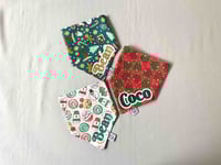 Image 1 of Personalised Christmas Bandana - Choice of Three Prints