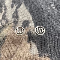Image 2 of Octo W Stud Earrings