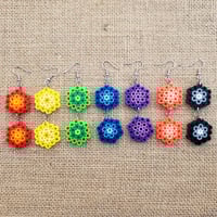 Hexagon Bead Earrings