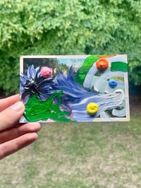 Hand painted Vintage Postcard